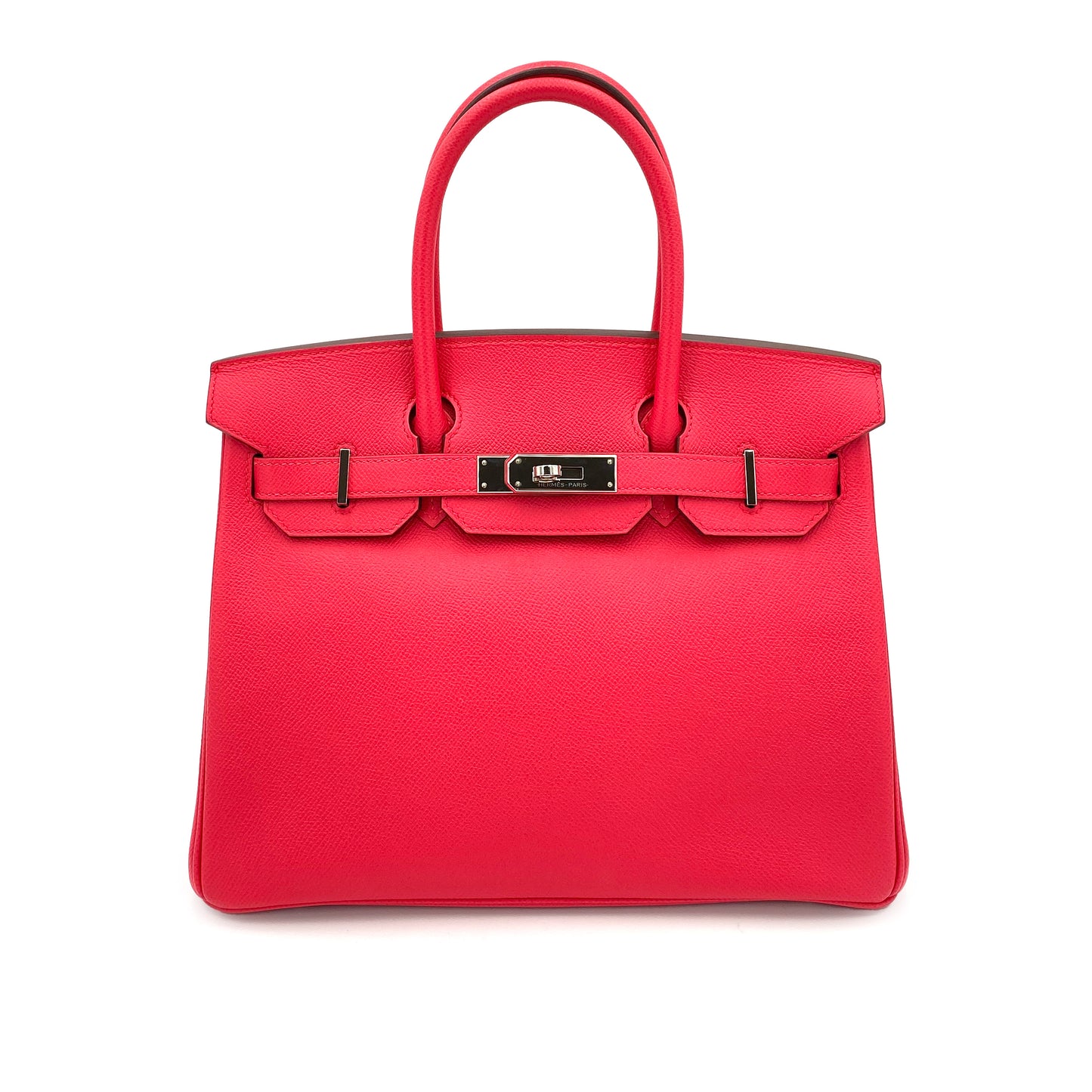 HERMES BIRKIN 30 ROUGE EXTREME EPSOM HAND BAG D SHW 90251386