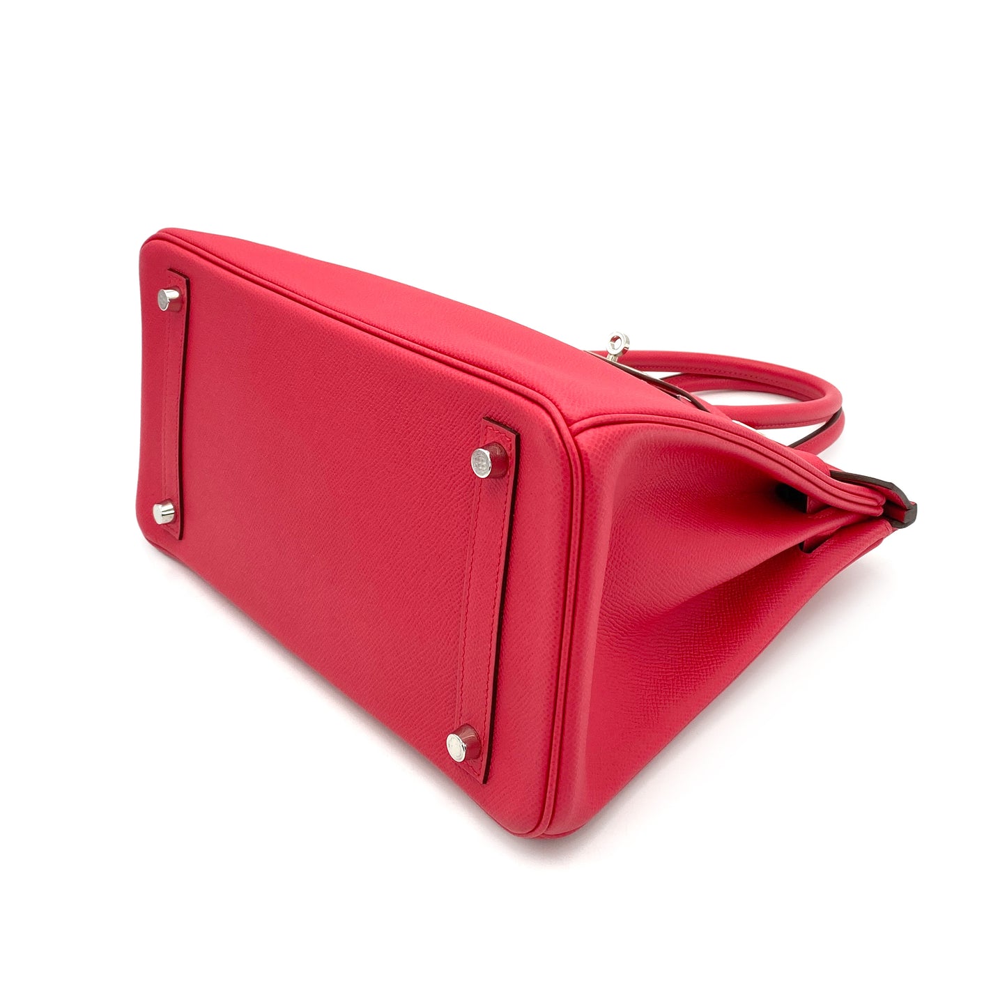 HERMES BIRKIN 30 ROUGE EXTREME EPSOM HAND BAG D SHW 90251386