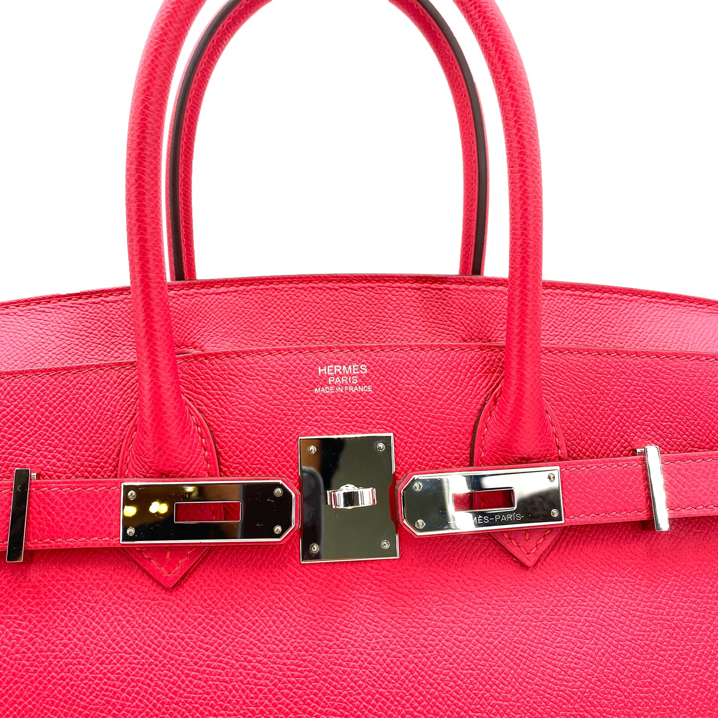 HERMES BIRKIN 30 ROUGE EXTREME EPSOM HAND BAG D SHW 90251386