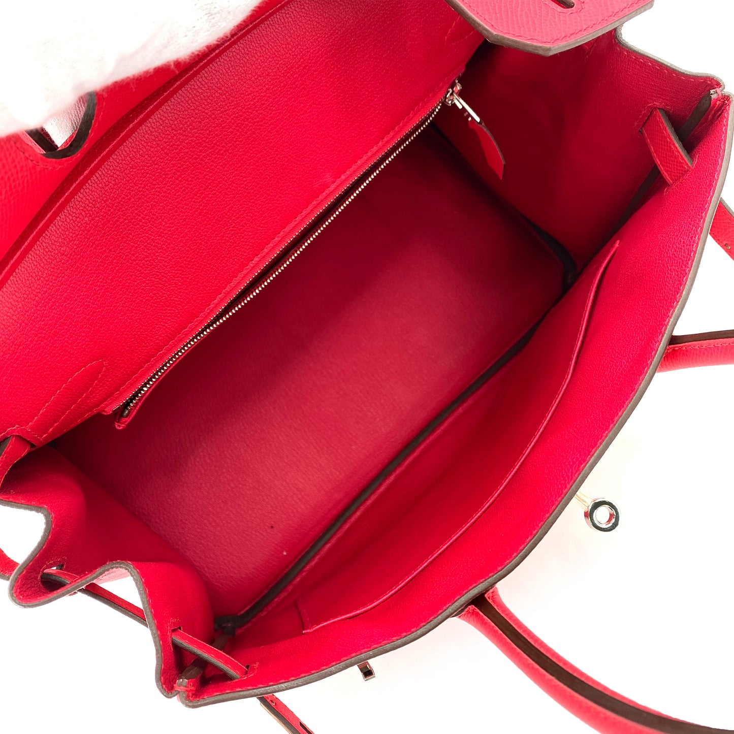 HERMES BIRKIN 30 ROUGE EXTREME EPSOM HAND BAG D SHW 90251386