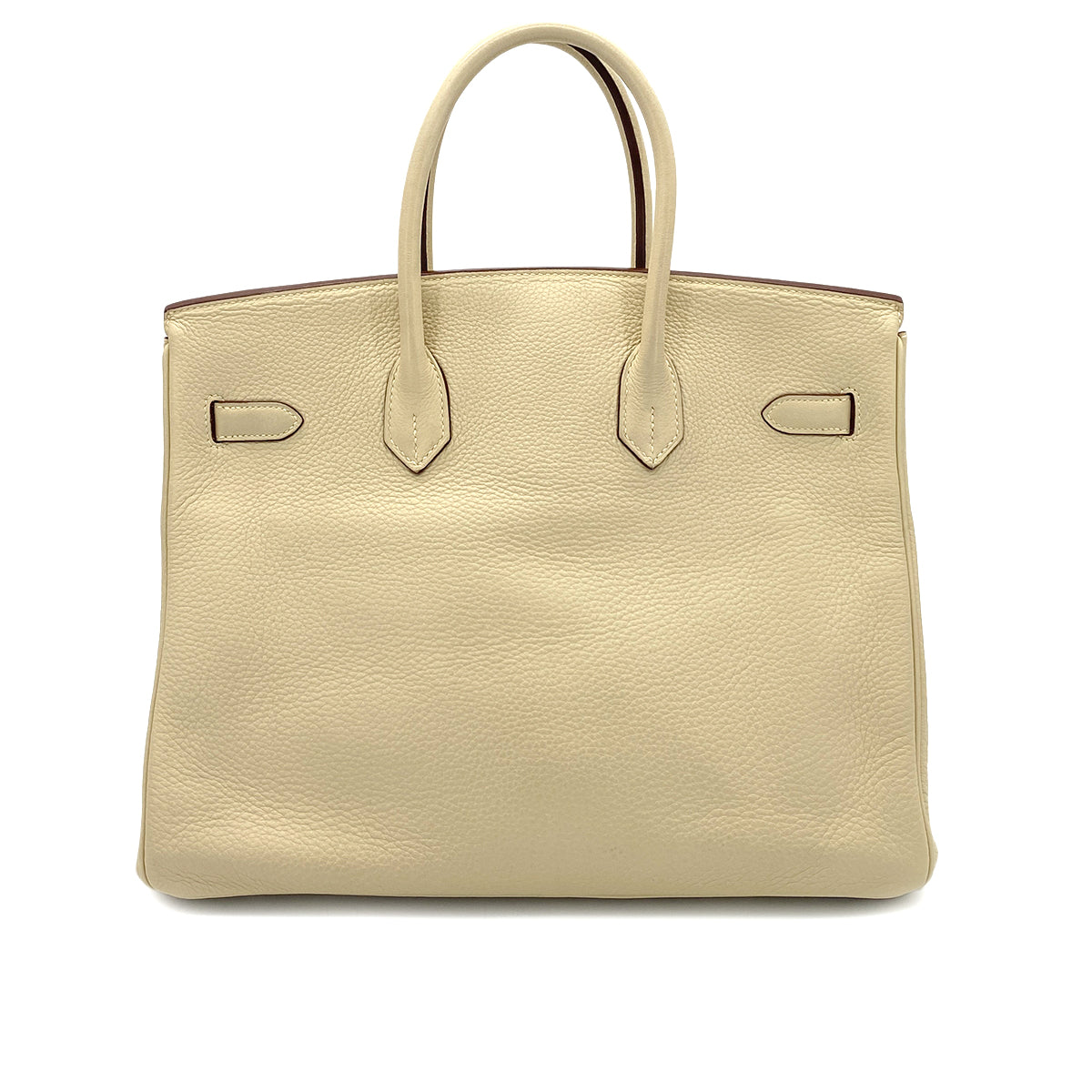 HERMES BIRKIN 35 PARCHEMIN TAURILLON CLEMENCE HAND BAG □L SHW 90251390