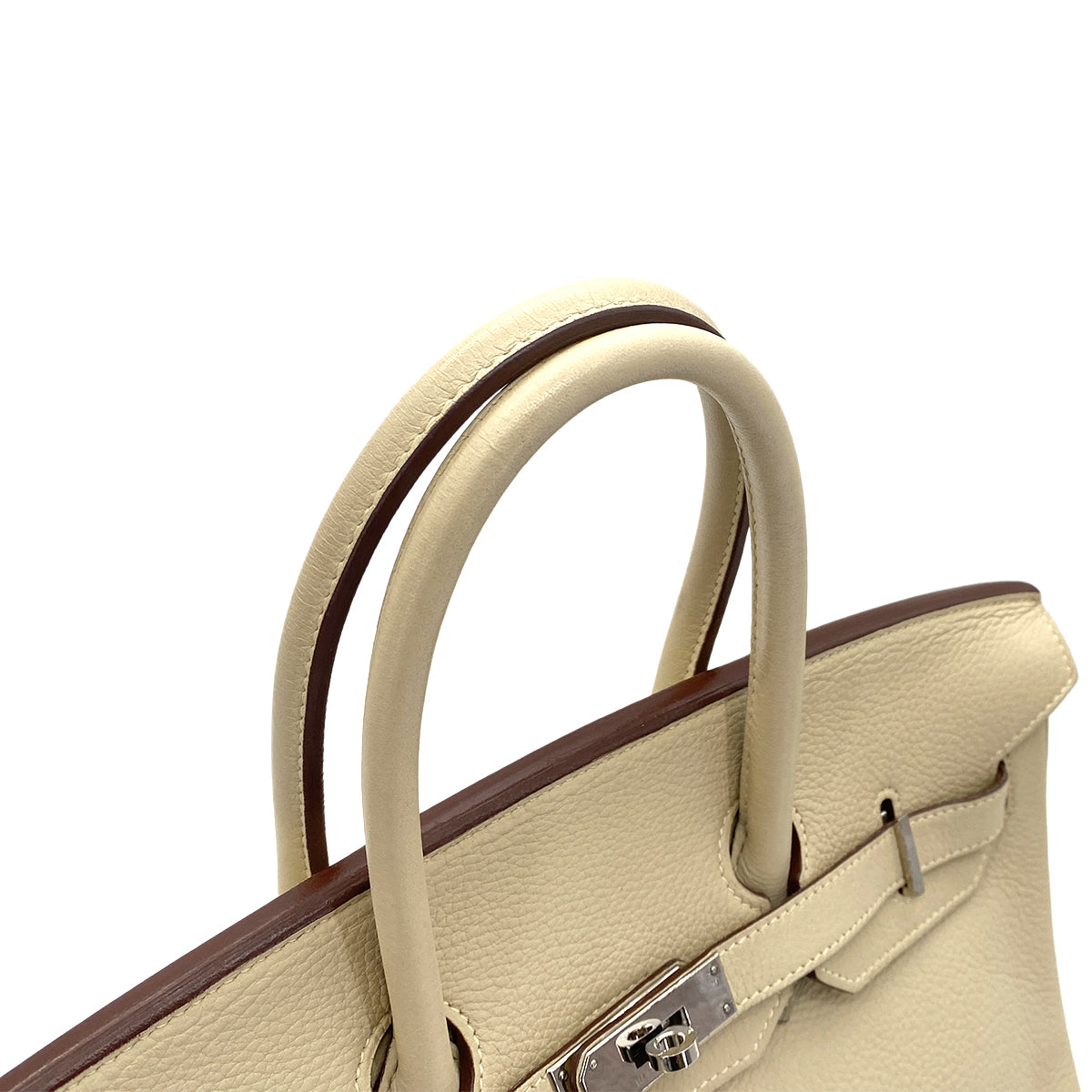 HERMES BIRKIN 35 PARCHEMIN TAURILLON CLEMENCE HAND BAG □L SHW 90251390