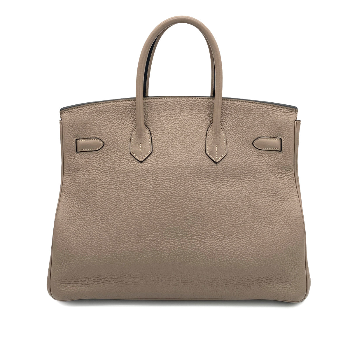HERMES BIRKIN 35 GRIS TOURTERELLE TAURILLON CLEMENCE HAND BAG □M SHW 90251393