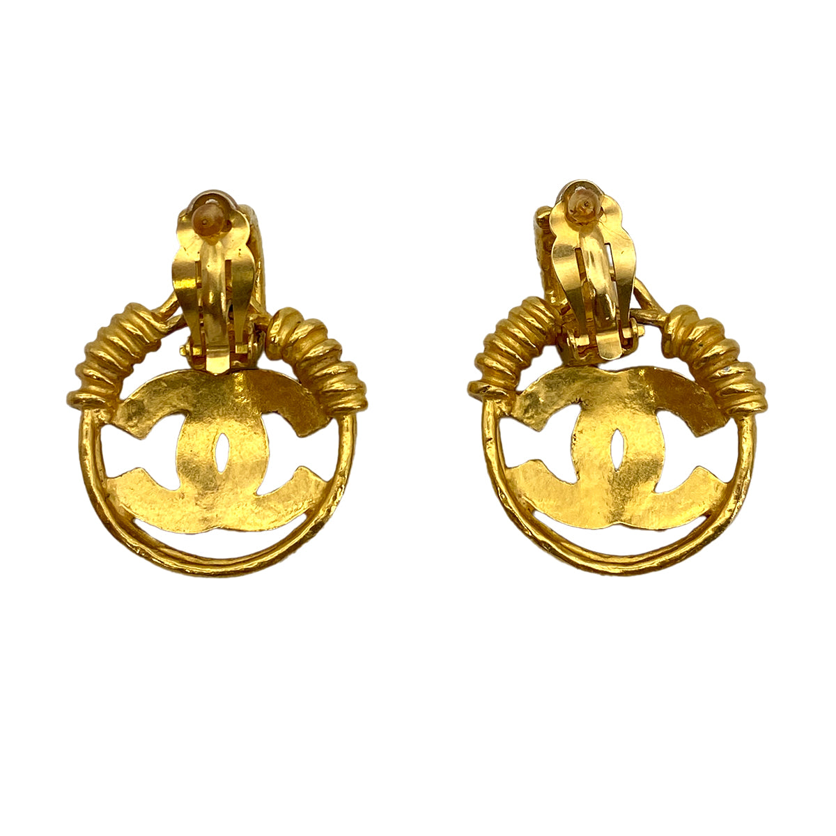 CHANEL VINTAGE EARRINGS COCOMARK ACCESSORY 94P 90251826
