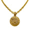 CHANEL VINTAGE NECKLACE COCOMARK ROUND ACCESSORY 94A 90251827 - PURPOSE