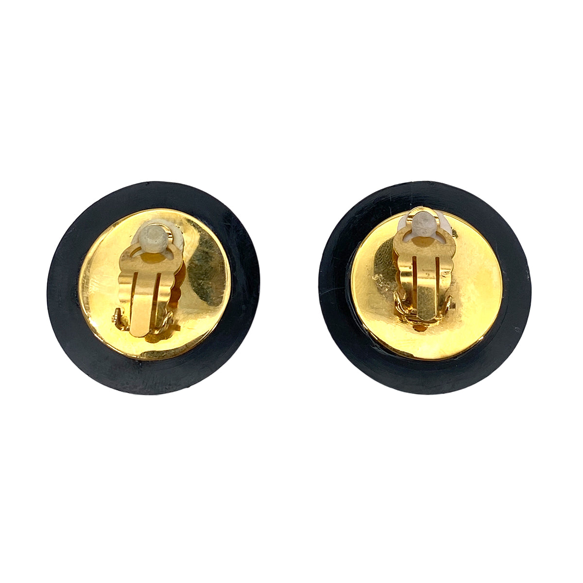 CHANEL VINTAGE EARRINGS ROUND COCOMARK ACCESSORY 90251831