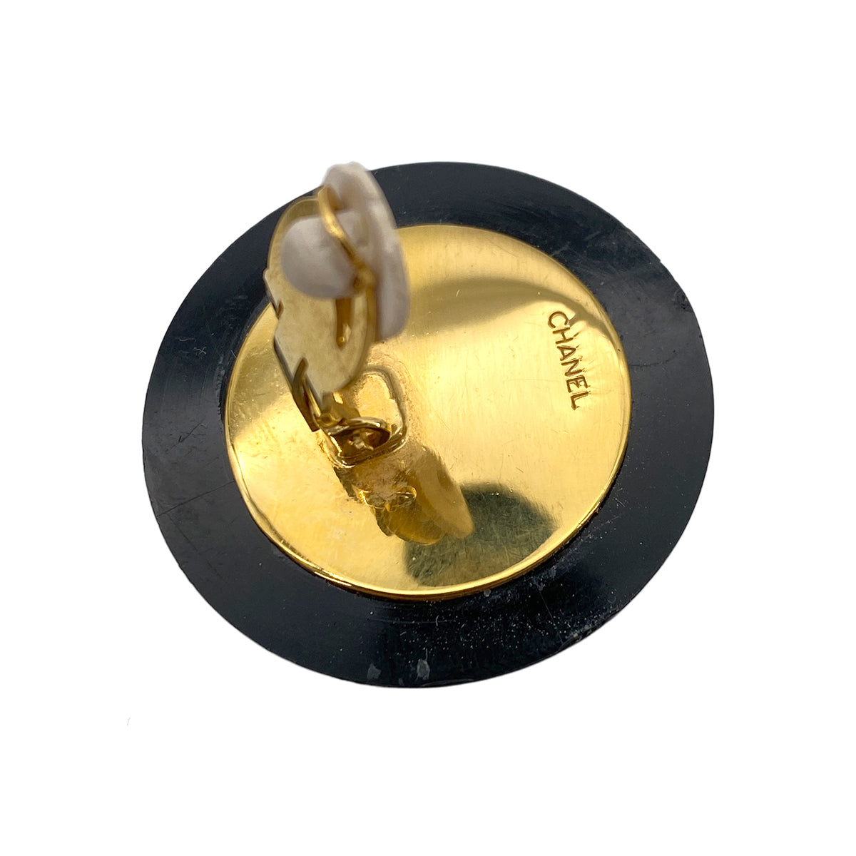 CHANEL VINTAGE EARRINGS ROUND COCOMARK ACCESSORY 90251831
