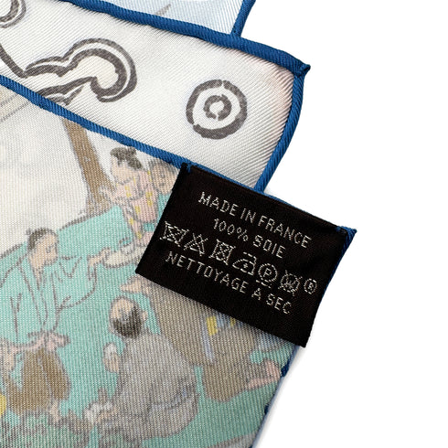 HERMES CARRE 90 LES ARTISANS D'HERMES SCARF SILK MULTICOLOR 90251843 - PURPOSE