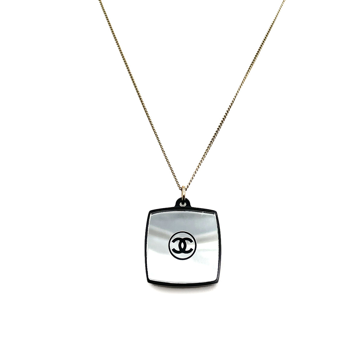 CHANEL NECKLACE MIRROR MOTIF COCOMARK ACCESSORY 08A 90252303