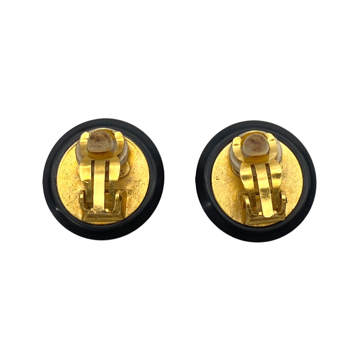 CHANEL VINTAGE EARRINGS ROUND COCOMARK ACCESSORY 95A 90252546