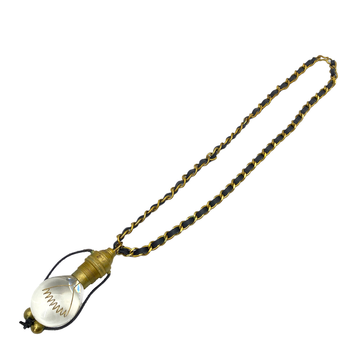 CHANEL VINTAGE NECKLACE LIGHT BULB MOTIF ACCESSORY 94P 90252552