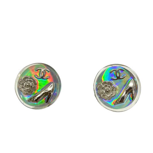 CHANEL VINTAGE EARRINGS COCOMARK AURORA ACCESSORY 97P 90261361