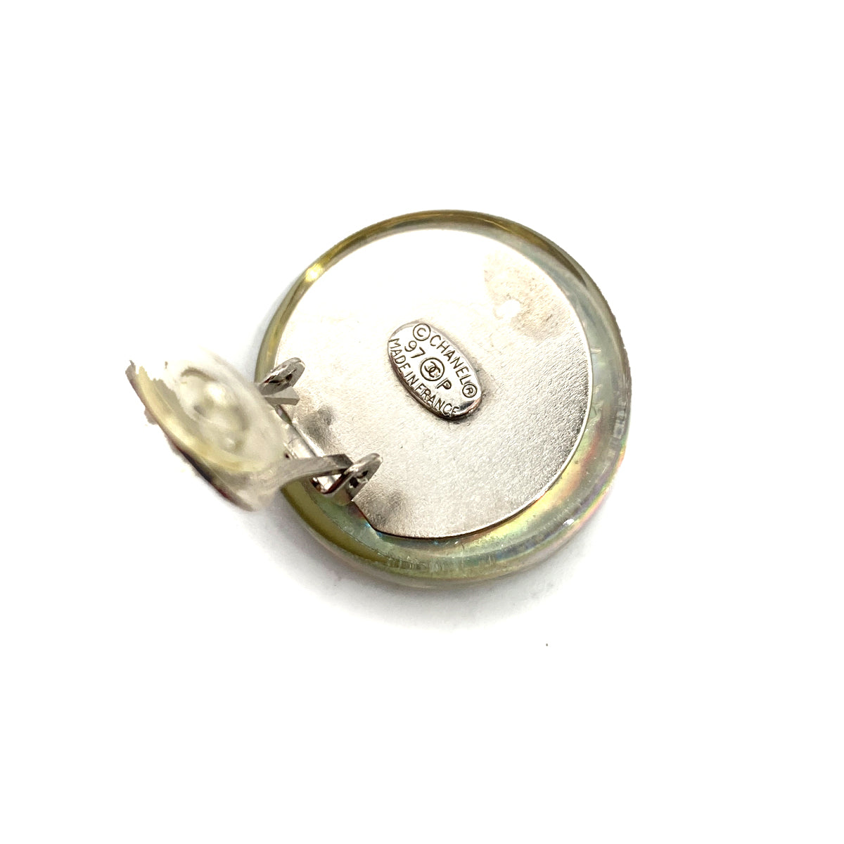 CHANEL VINTAGE EARRINGS COCOMARK AURORA ACCESSORY 97P 90261361