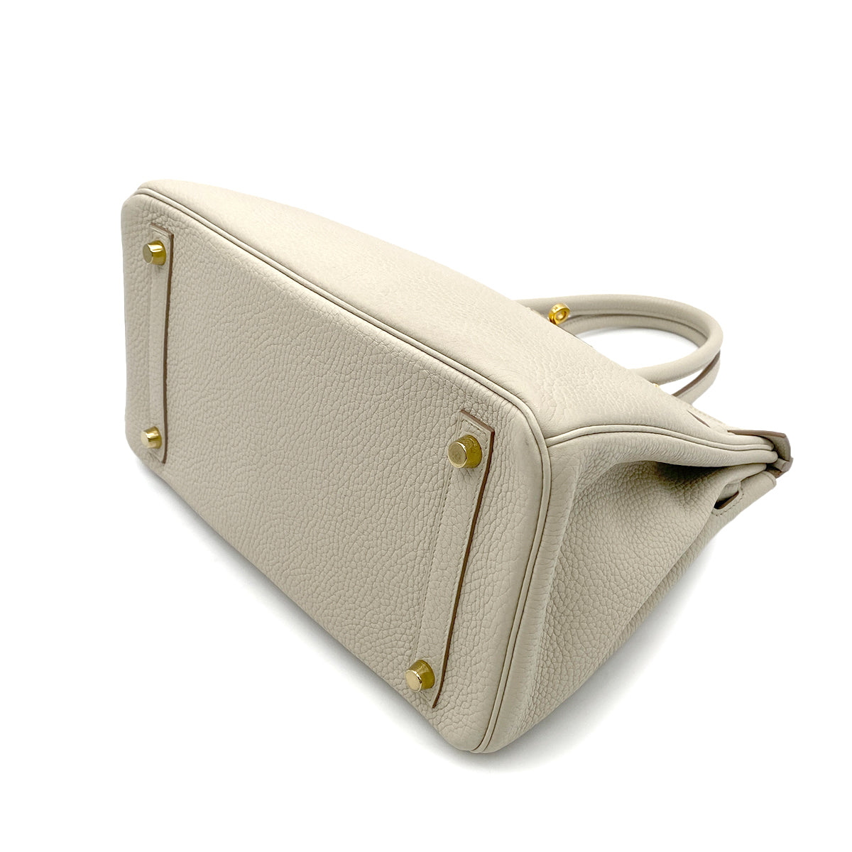 HERMES BIRKIN 30 BETON TAURILLON CLEMENCE HAND BAG A GHW 90252570