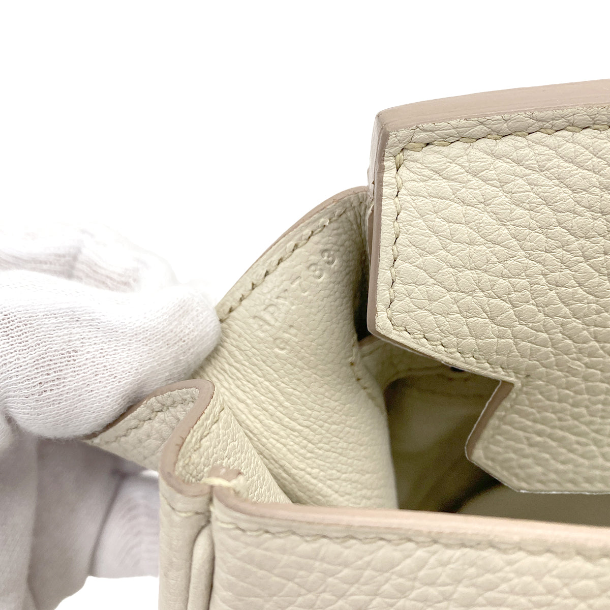 HERMES BIRKIN 30 BETON TAURILLON CLEMENCE HAND BAG A GHW 90252570