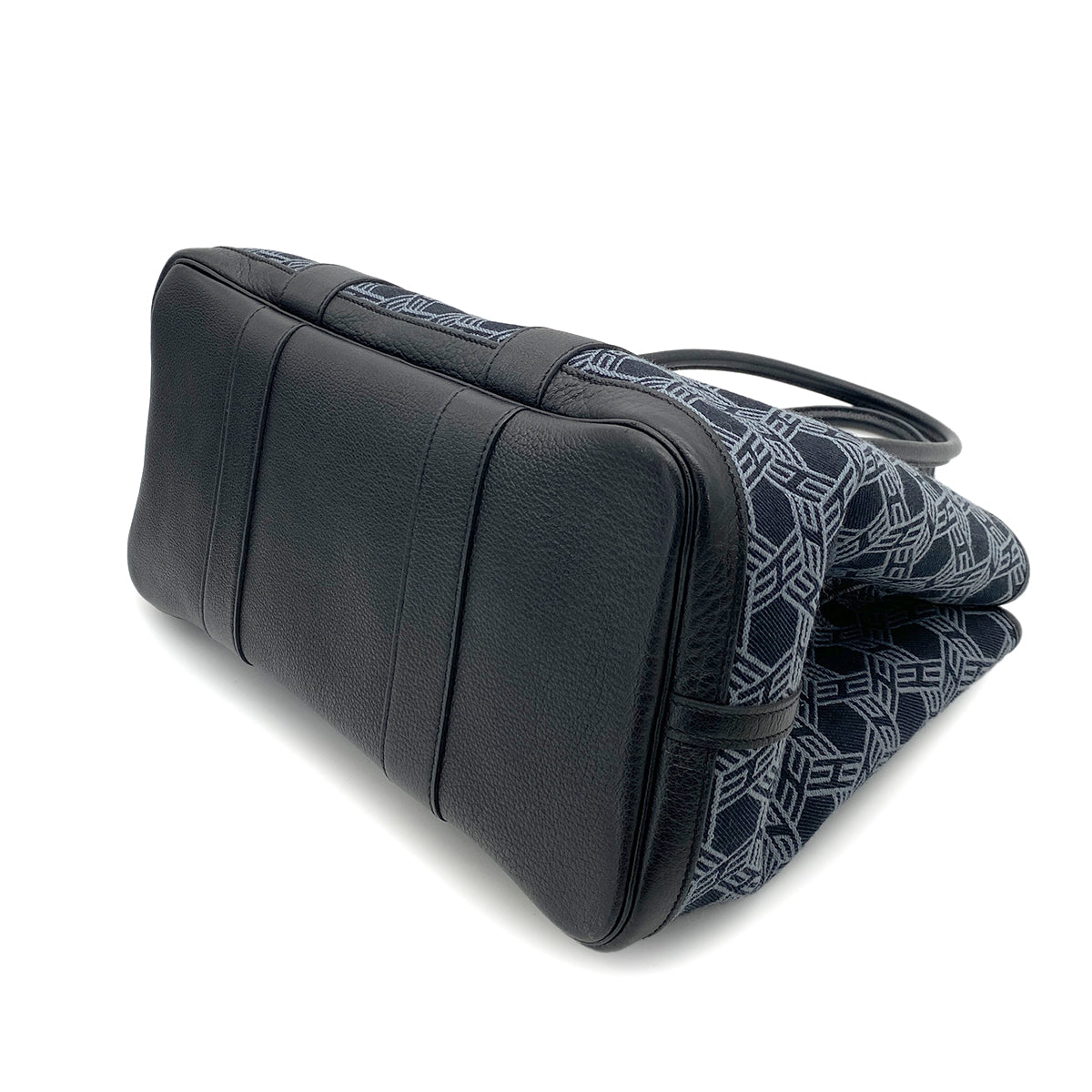 HERMES GARDEN PARTY PM NAVY TOILE SO H TOTE BAG □K 90252571