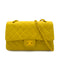 CHANEL VINTAGE CLASSIC FLAP MEDIUM CHAIN SHOULDER BAG YELLOW LAMB SKIN 90252985 - PURPOSE