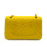 CHANEL VINTAGE CLASSIC FLAP MEDIUM CHAIN SHOULDER BAG YELLOW LAMB SKIN 90252985 - PURPOSE