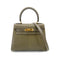 HERMES MINI KELLY HAND SHOULDER BAG KAHKI TYPE LIZARD □J GHW 90253382 - PURPOSE