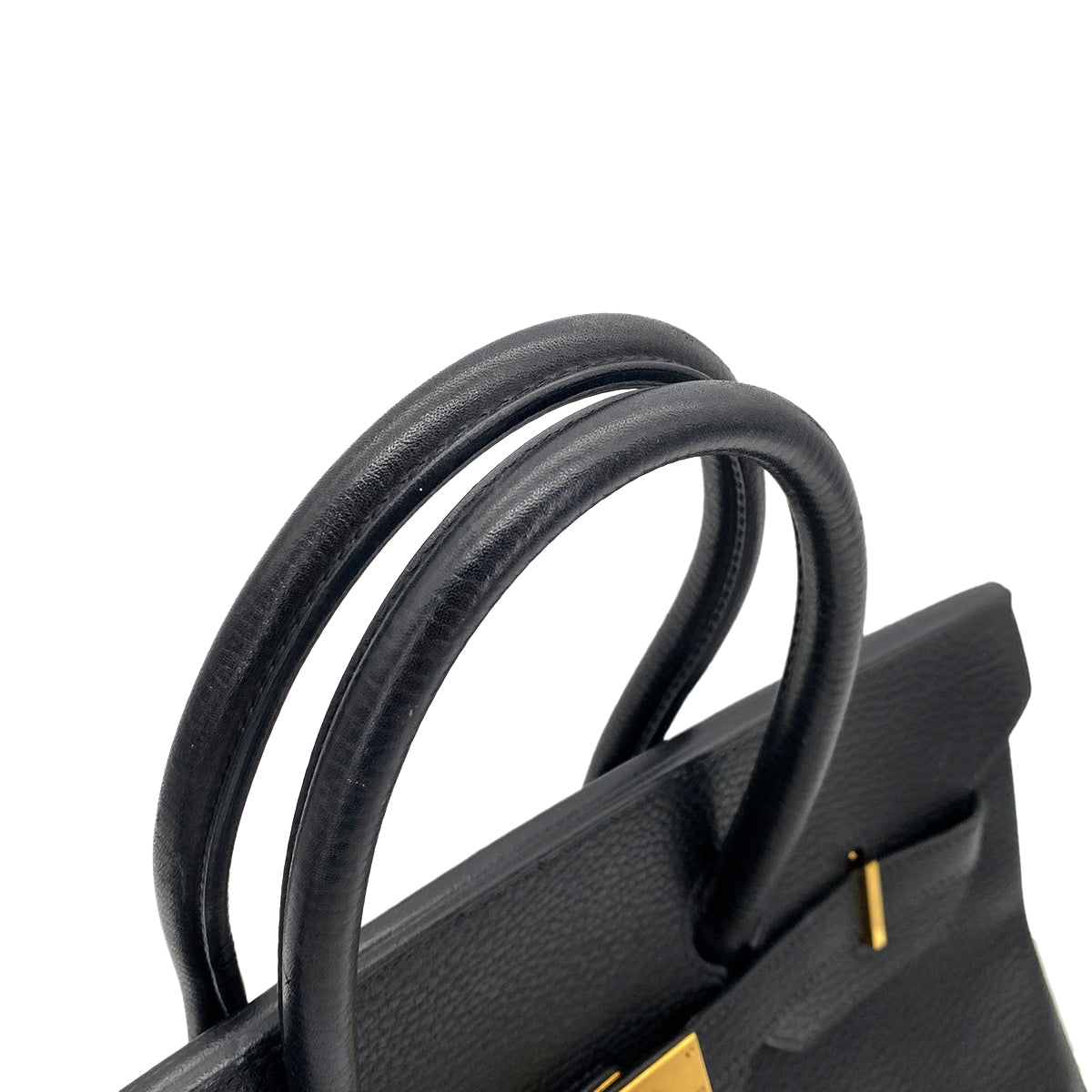 HERMES BIRKIN 35 BLACK ARDENNES HAND BAG □G GHW 90253625
