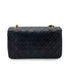 CHANEL VINTAGE FULL FLAP CHAIN SHOULDER BAG BLACK LAMB SKIN 90253629 - PURPOSE