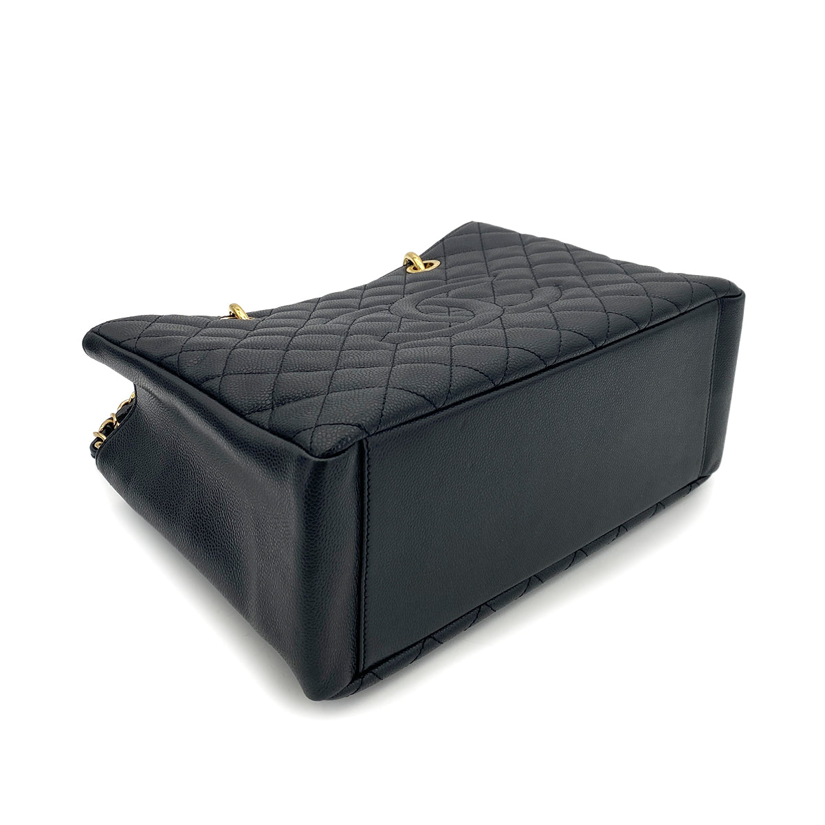 CHANEL GST TOTE BAG BLACK CAVIAR SKIN 90253630