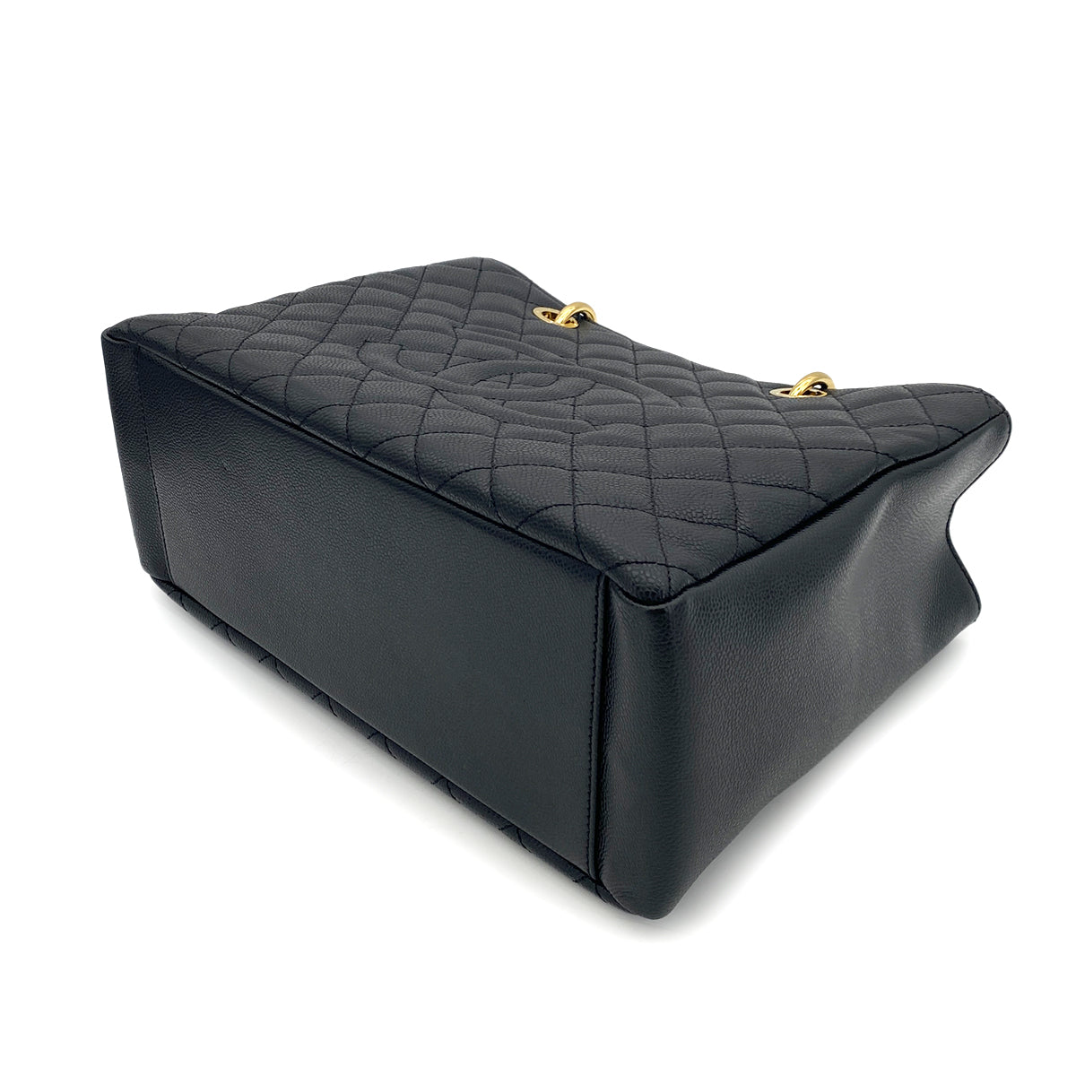 CHANEL GST TOTE BAG BLACK CAVIAR SKIN 90253630