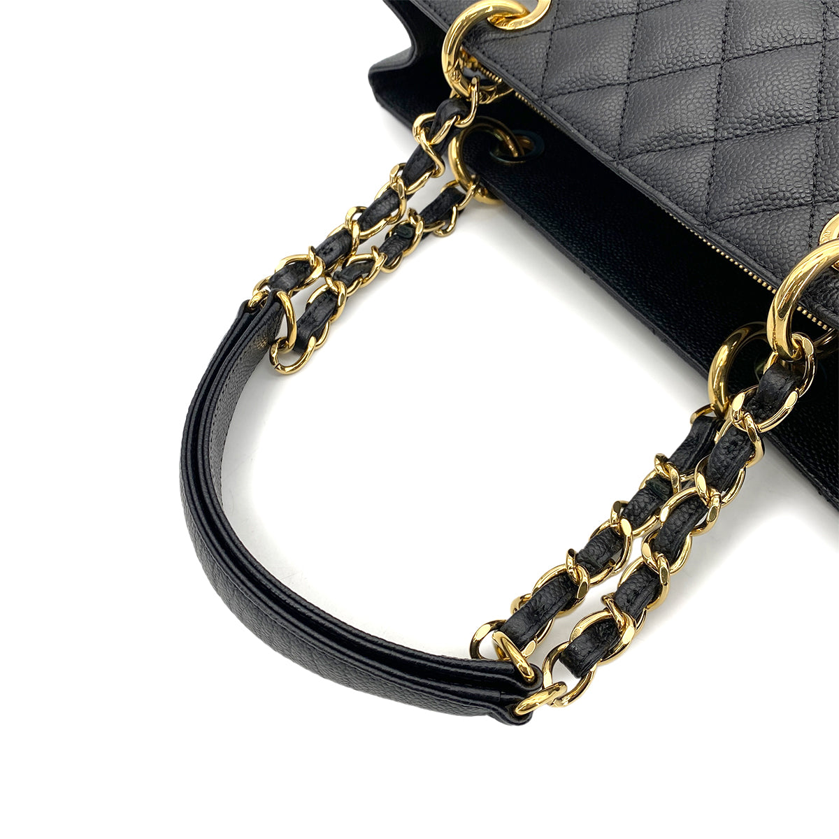 CHANEL GST TOTE BAG BLACK CAVIAR SKIN 90253631