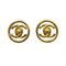 CHANEL VINTAGE EARRINGS ROUND TURN LOCK ACCESSORY 97P 90253649 - PURPOSE