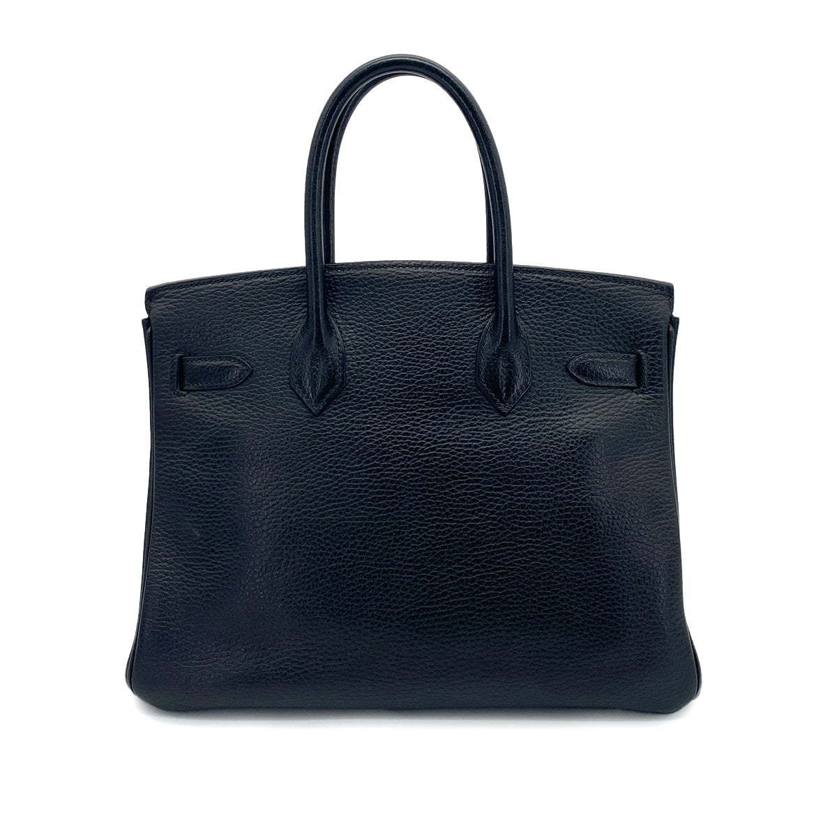 HERMES BIRKIN 30 BLACK ARDENNES HAND BAG □D GHW 90253751