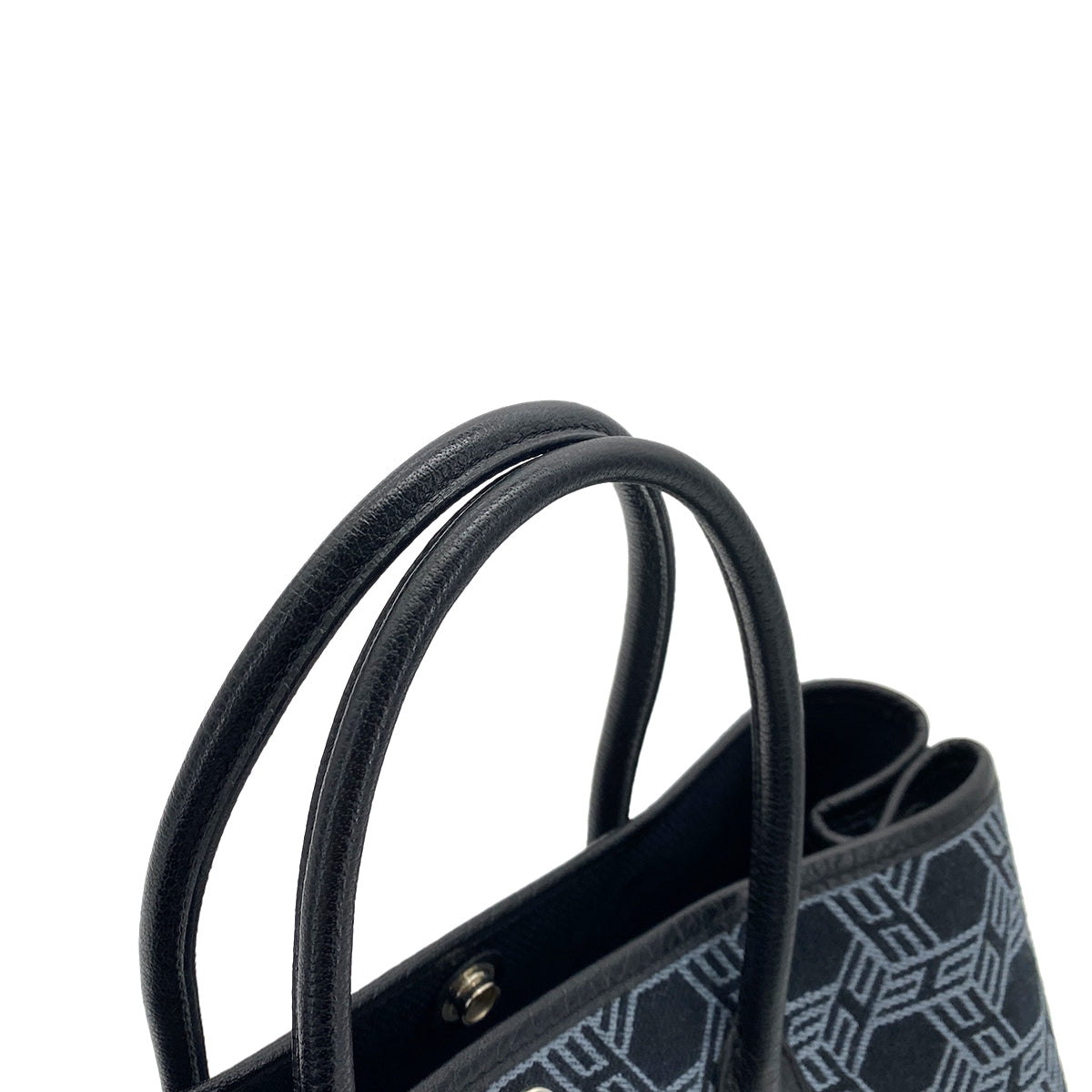 HERMES GARDEN PARTY TPM NAVY TOILE SO H TOTE BAG □K 90253755