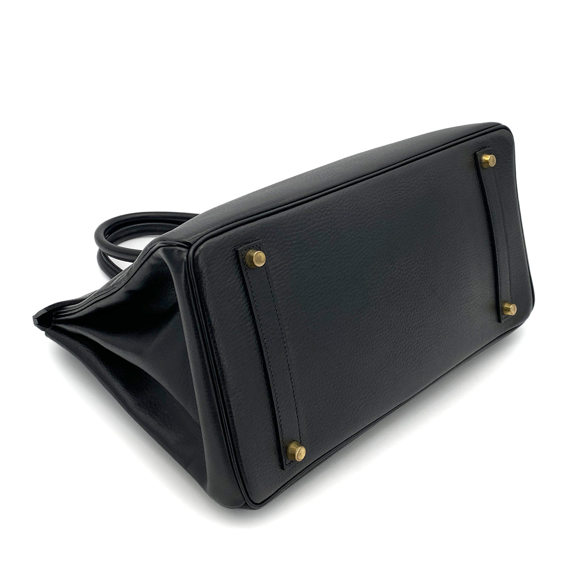 HERMES BIRKIN 35 BLACK ARDENNES HAND BAG 〇Z GHW 90253885