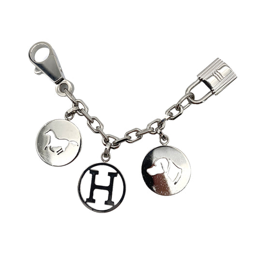HERMES AMULET4 BRELOQUE BAG CHARM ACCESSORY SILVER 90254594