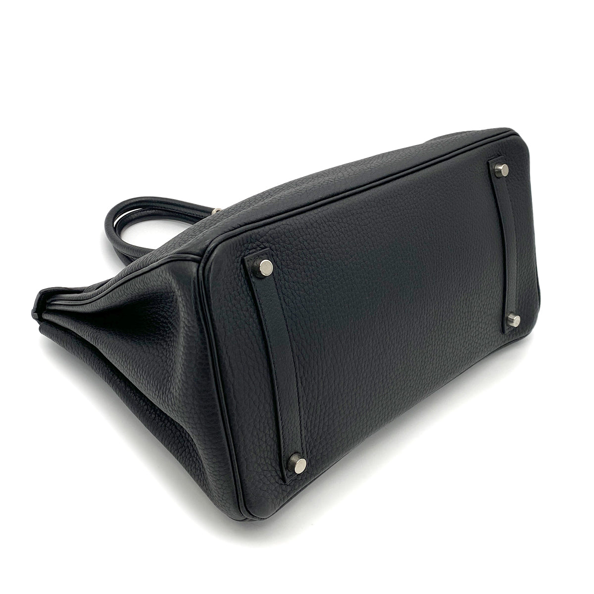 HERMES BIRKIN 35 BLACK TOGO HAND BAG □I SHW 90254627
