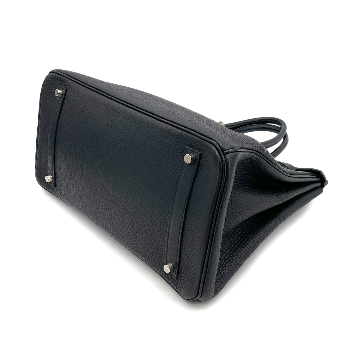 HERMES BIRKIN 35 BLACK TOGO HAND BAG □I SHW 90254627