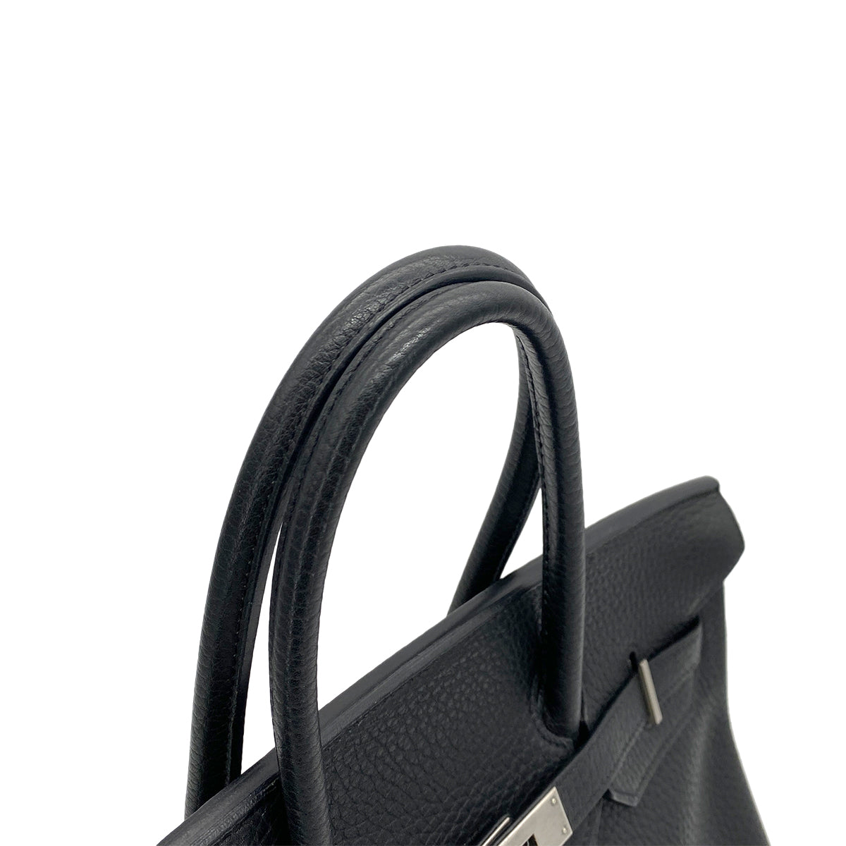 HERMES BIRKIN 35 BLACK TOGO HAND BAG □I SHW 90254627