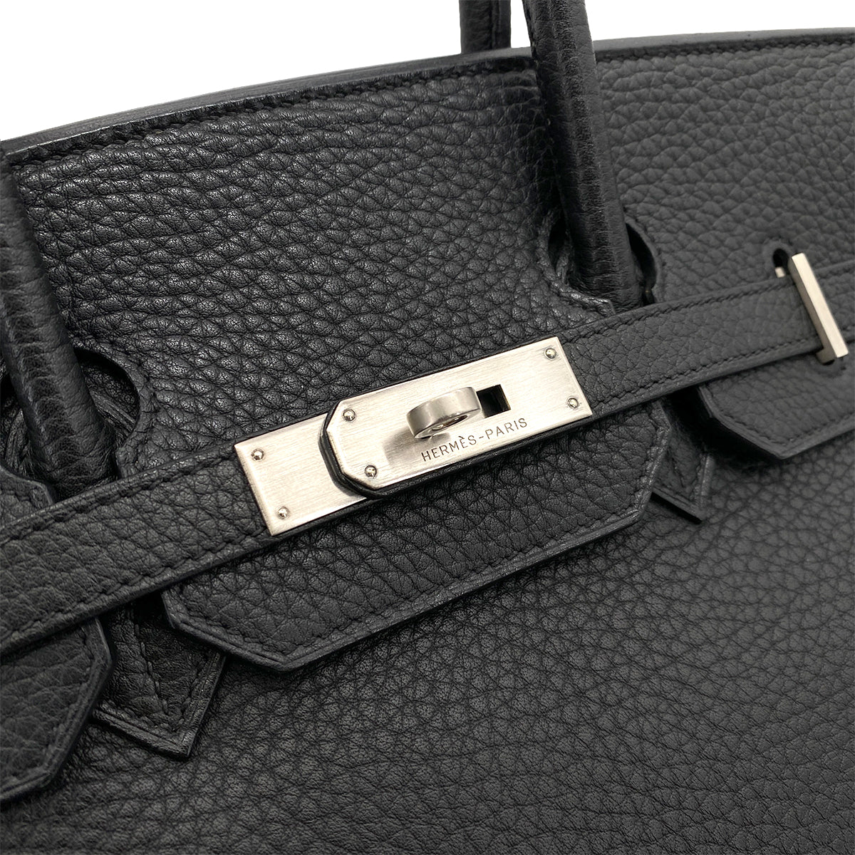 HERMES BIRKIN 35 BLACK TOGO HAND BAG □I SHW 90254627