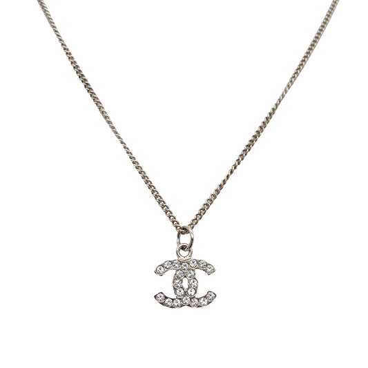 CHANEL VINTAGE NECKLACE COCOMARK RHINESTONE ACCESSORY B10V 90254630