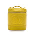 CHANEL VINTAGE VANITY HAND BAG YELLOW CAVIAR SKIN 90254702