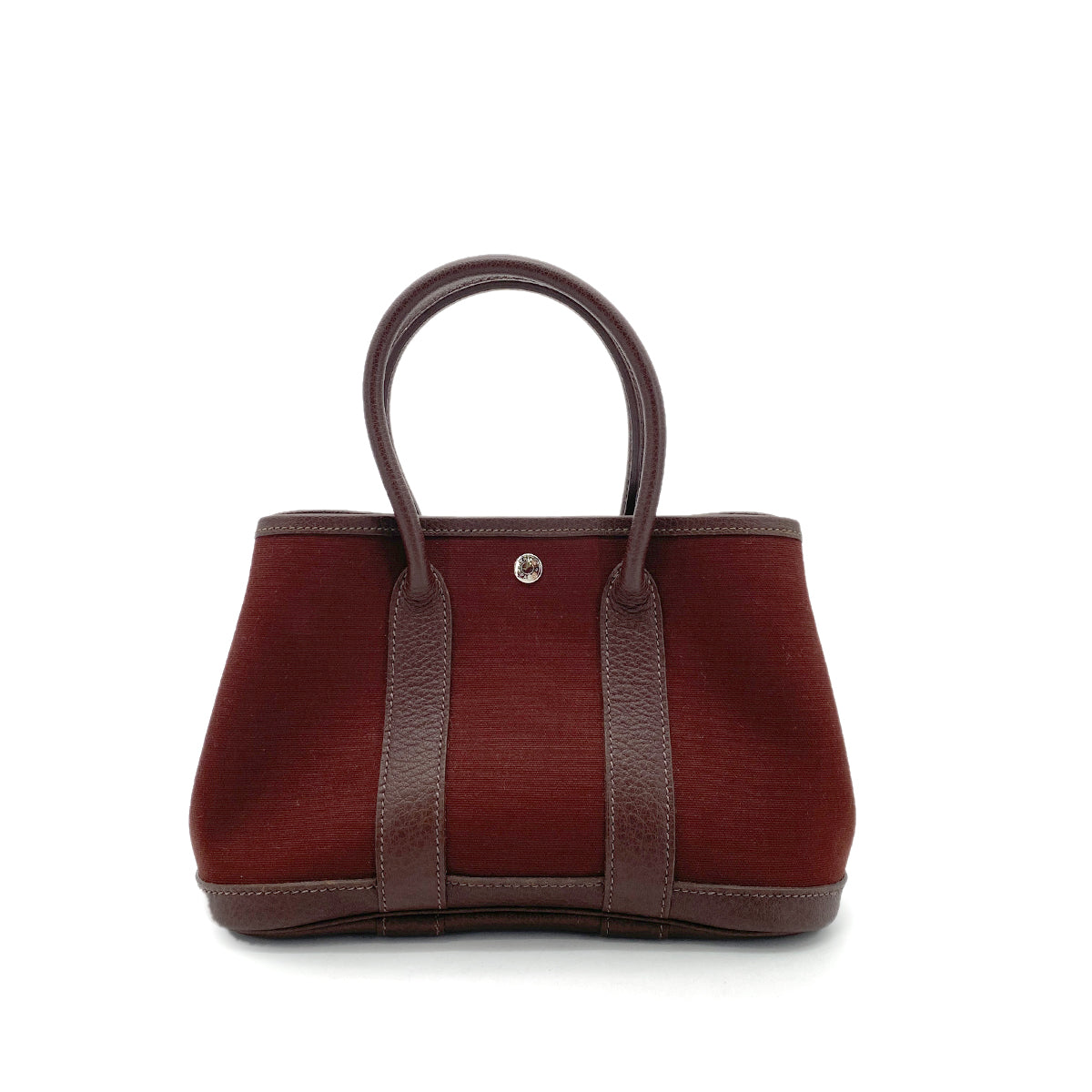 HERMES GARDEN PARTY TTPM TOILE OFFICIER HABANA BLUE HAND BAG □I 90254918