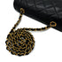 CHANEL VINTAGE DIANA SMALL CHAIN SHOULDER BAG BLACK LAMB SKIN 90255076 - PURPOSE