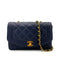 CHANEL VINTAGE DIANA SMALL CHAIN SHOULDER BAG NAVY CAVIAR SKIN 90255084 - PURPOSE