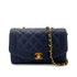 CHANEL VINTAGE DIANA SMALL CHAIN SHOULDER BAG NAVY CAVIAR SKIN 90255084 - PURPOSE
