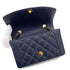 CHANEL VINTAGE DIANA SMALL CHAIN SHOULDER BAG NAVY CAVIAR SKIN 90255084 - PURPOSE