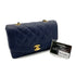 CHANEL VINTAGE DIANA SMALL CHAIN SHOULDER BAG NAVY CAVIAR SKIN 90255084 - PURPOSE