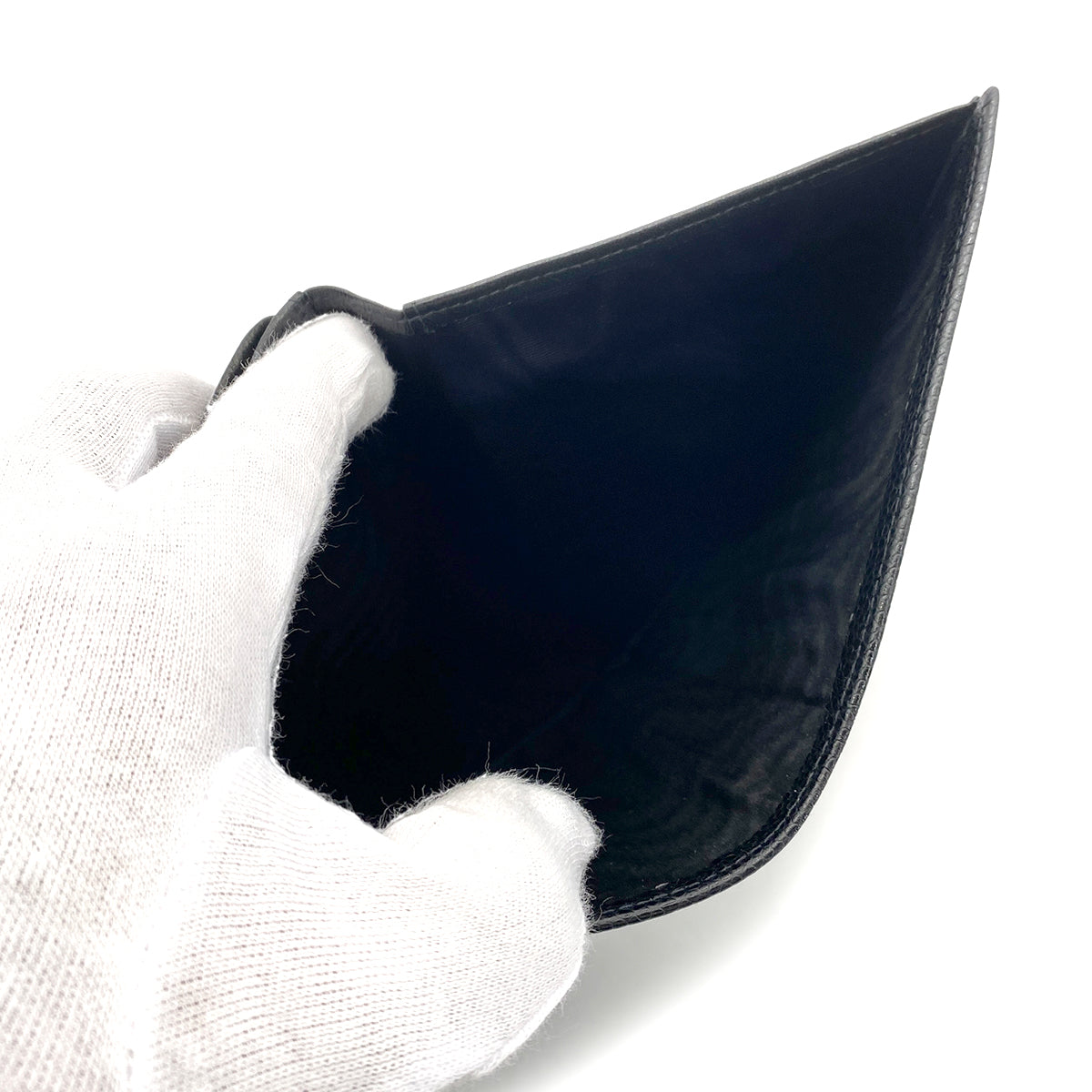 CHANEL VINTAGE BIFOLD LONG WALLET BLACK CAVIAR SKIN 90255119