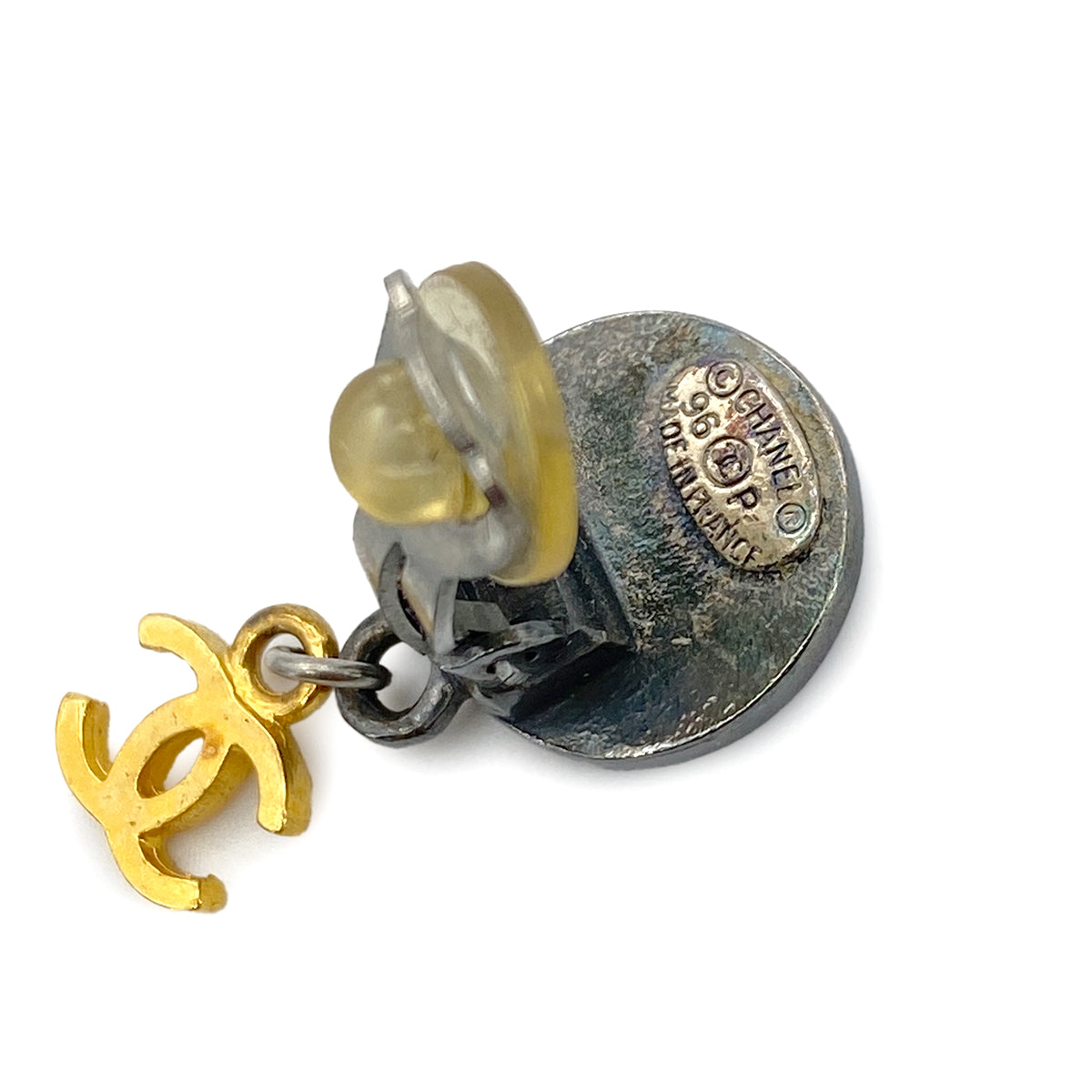 CHANEL VINTAGE EARRINGS COCOMARK SWING ACCESSORY 96P 90255134