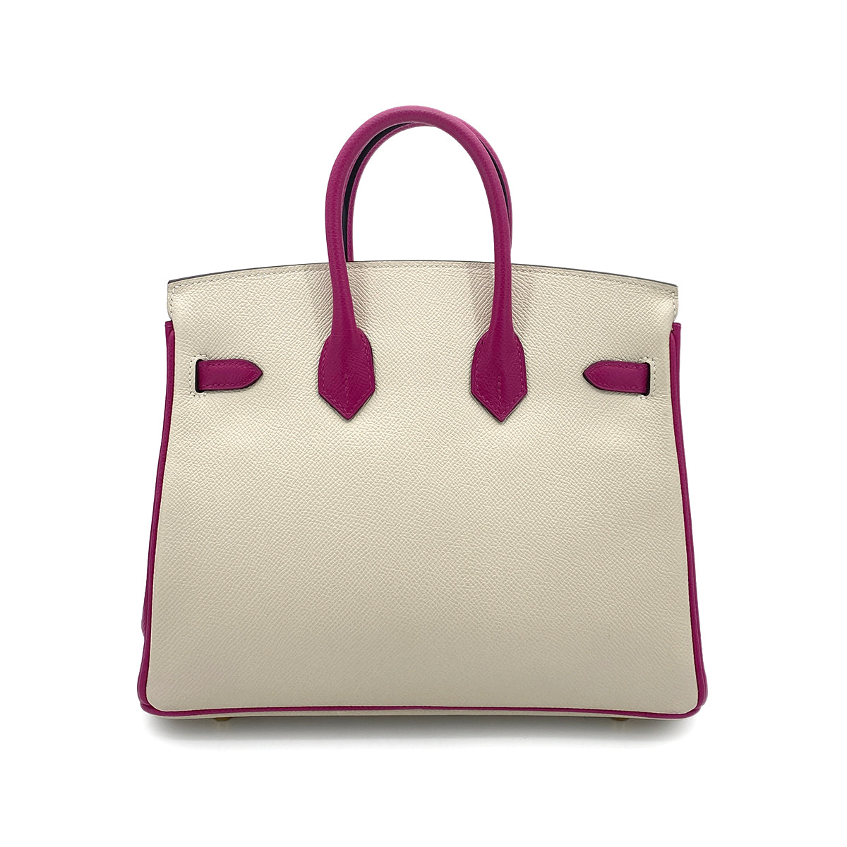 HERMES BIRKIN 25 NATA ROSE POURPLE EPSOM HAND BAG C GHW SPO 90255342