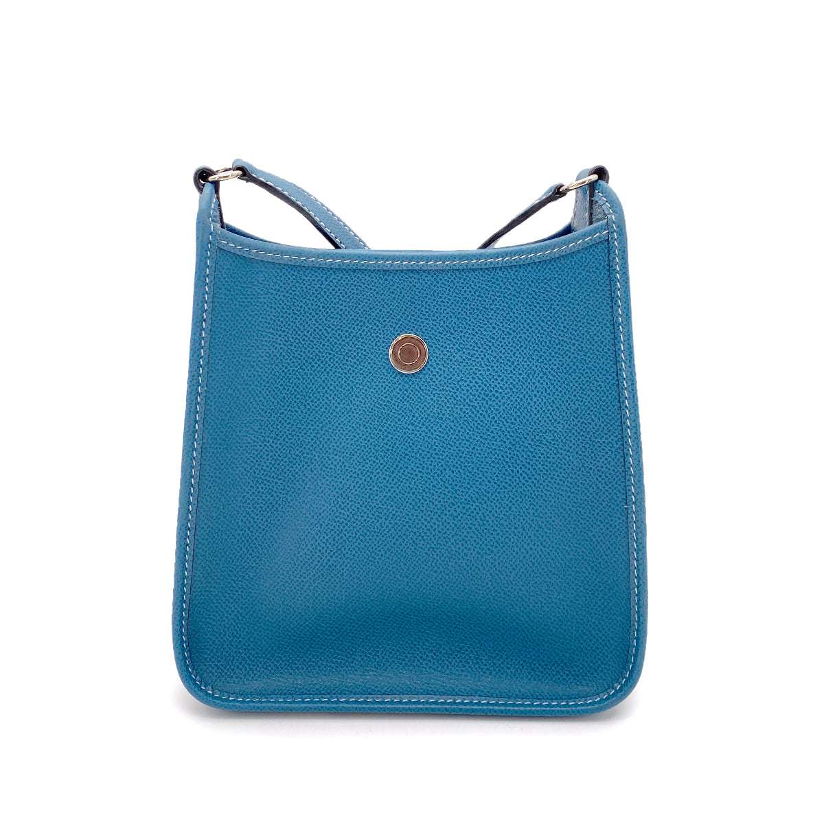 HERMES VESPA BLUE THALASSA EPSON SHOULDER BAG □H 90255347