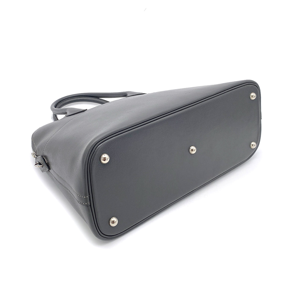 HERMES BOLIDE 35 GRAPHITE COUCHEVEL HAND SHOULDER BAG □F 90255360